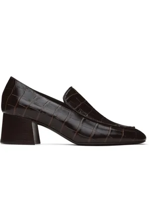 Totême Brown Block-Heel Heels