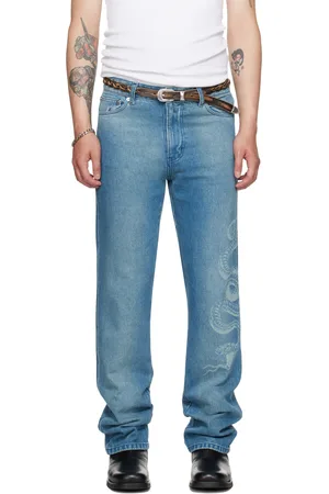 LU’U DAN Blue CLOT Edition Straight Leg Jeans