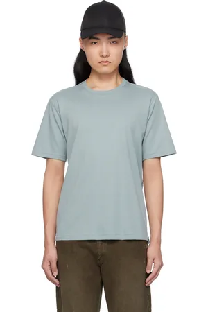 RAG&BONE Blue Pima Cotton T-shirt