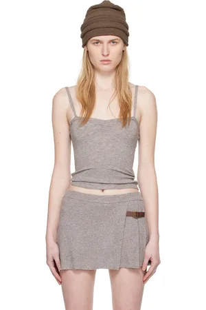 Frankies Bikinis Gray Carmen Camisole
