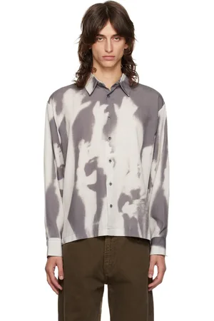 CARNE BOLLENTE Gray & Off-White Twilight Touch Shirt