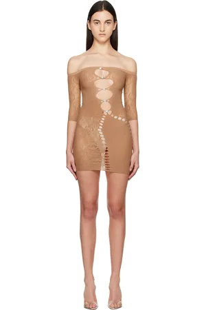 Poster Girl Brown Alice Minidress