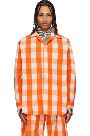WALTER VAN BEIRENDONCK Orange Maxi Shirt