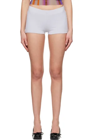 Serapis Gray Monogram Shorts