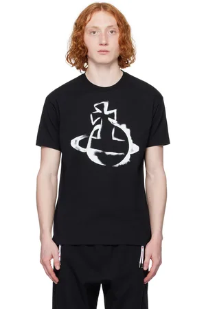 Vivienne Westwood Black Stencil Orb Classic T-shirt