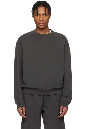 THE ELDER STATESMAN Gray Daily Crew Sweatshirt
