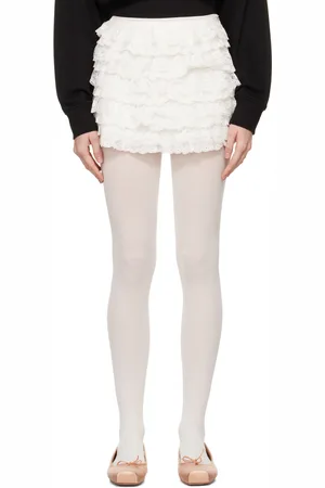 yuhan wang Lace Trimmed Miniskirt