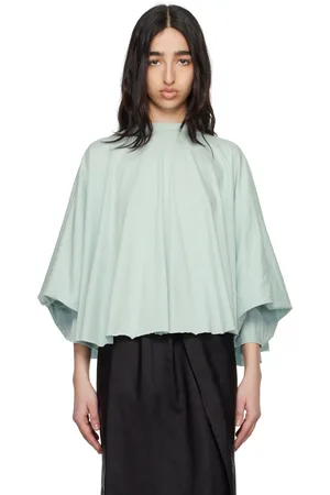 Maison Margiela Blue Basic Jersey Long-Sleeved T-shirt