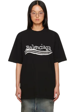 Balenciaga Black Printed T-Shirt