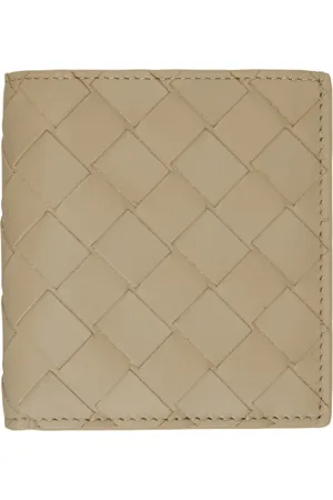 Bottega Veneta Taupe Slim Bifold Wallet