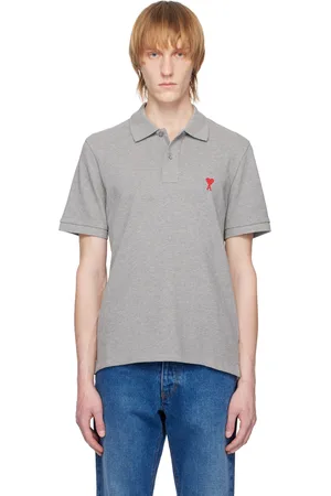 Ami Gray Ami de Cœur Polo