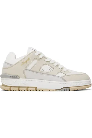Axel Arigato White & Beige Area Lo Sneakers