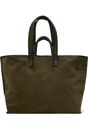 Kassl Editions Khaki Suede Tote