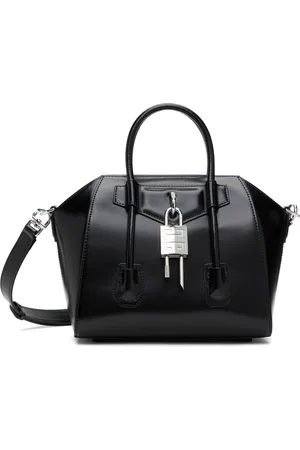 Givenchy Black Mini Antigona Lock Bag