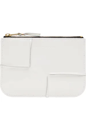 Comme des Garçons White Reversed Hem Pouch