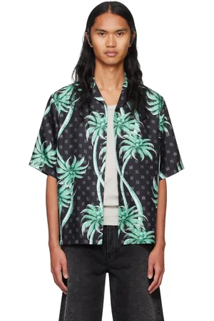 AMIRI Palm Bowling Shirt