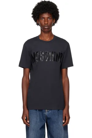 Moschino Navy Bonded Logo T-Shirt