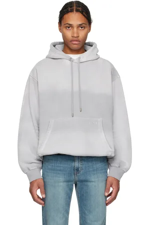 Solid Gray Jersey Hoodie