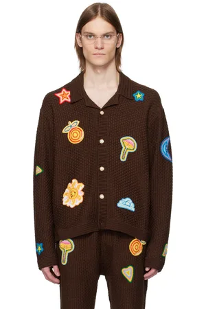 Casablanca Motif Crochet Shirt