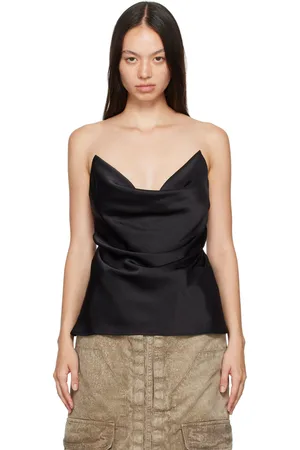 Y / PROJECT Black Invisible Strap Camisole