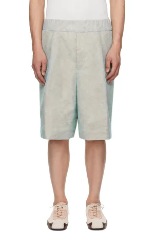 DRIES VAN NOTEN Blue Layered Shorts