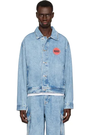 HUGO BOSS Blue Faded Denim Jacket