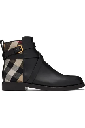 Burberry Black House Check Boots