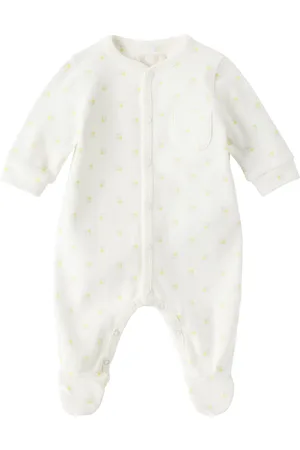Givenchy Baby Off-White All-Over Print Bodysuit