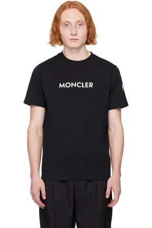 Moncler Black Bonded-Logo T-Shirt