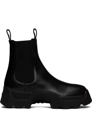 Proenza Schouler Black Stomp Chelsea Boots