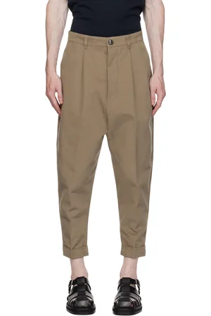 Ami Taupe Carrot Oversized Trousers