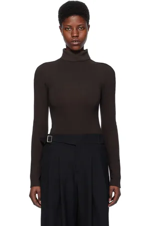Issey Miyake Brown Baguette Turtleneck