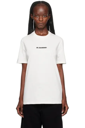 Jil Sander White Printed T-Shirt