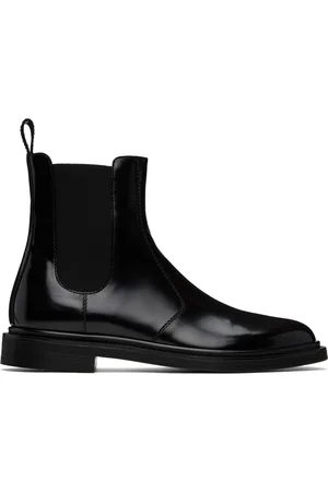 The Row Black Ranger Chelsea Boots