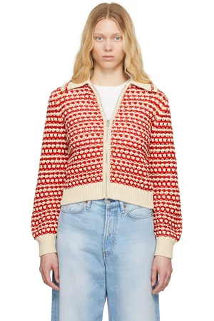 Guest In Residence Red & Off-White Kirby Jacket