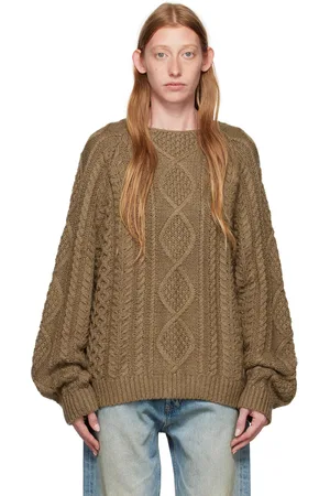 FEAR OF GOD Brown Raglan Sweater