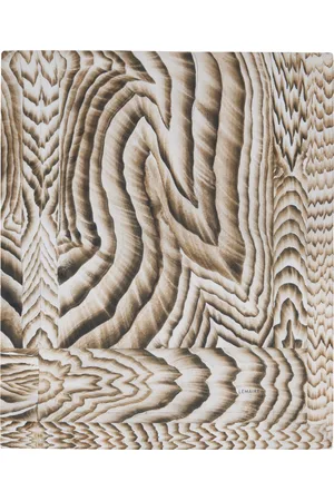 LEMAIRE Beige & Brown FreelingWaters Edition Silk Square 90 Scarf
