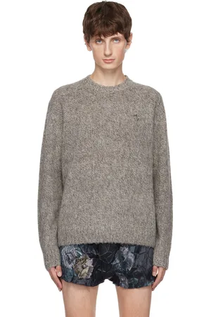 Acne Studios Gray Embroidered Sweater