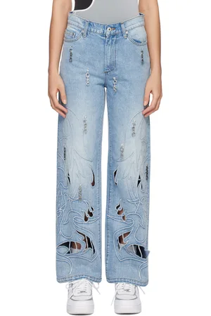 Feng Chen Wang Phoenix Cutout Jeans