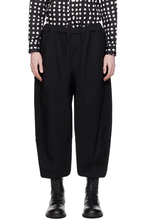 Comme des Garçons Black Thick Gabardine Trousers