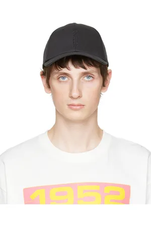 Moncler Black Cotton Cap