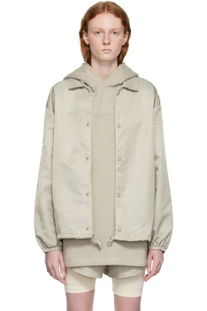 FEAR OF GOD Gray Nylon Jacket