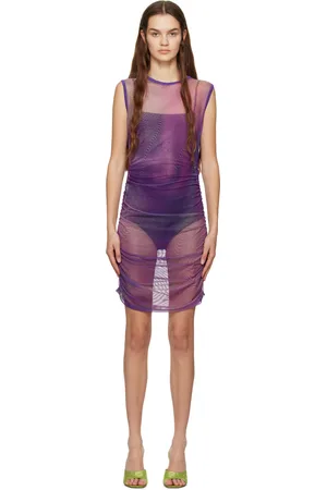 Foundrae Glitch Print Minidress