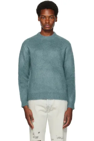 Golden Goose Blue Brushed Sweater