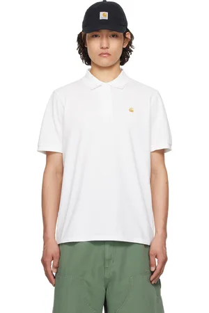 Carhartt White Chase Pique Polo