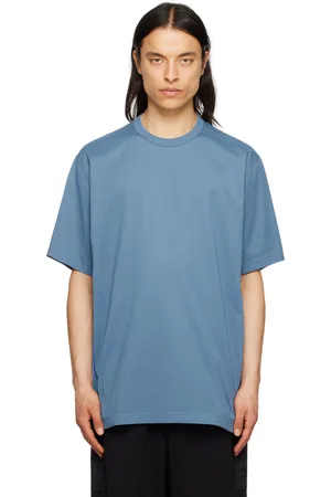 Y-3 Blue Loose T-Shirt