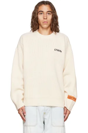 Heron Preston White Style Sweater
