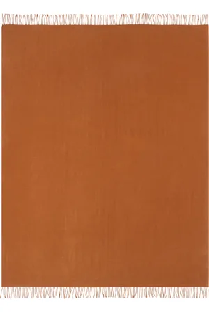 SOHO Orange Maria Alpaca Throw