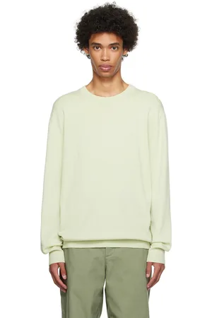 Jil Sander Green Crewneck Sweater