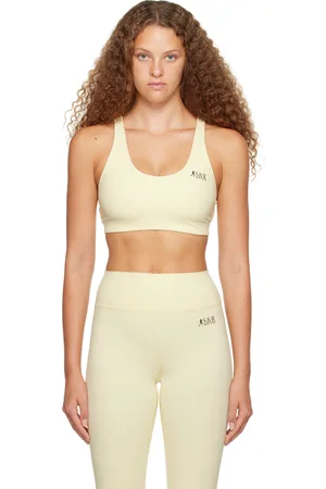 Sporty & Rich SSENSE Exclusive Yellow Sport Bra